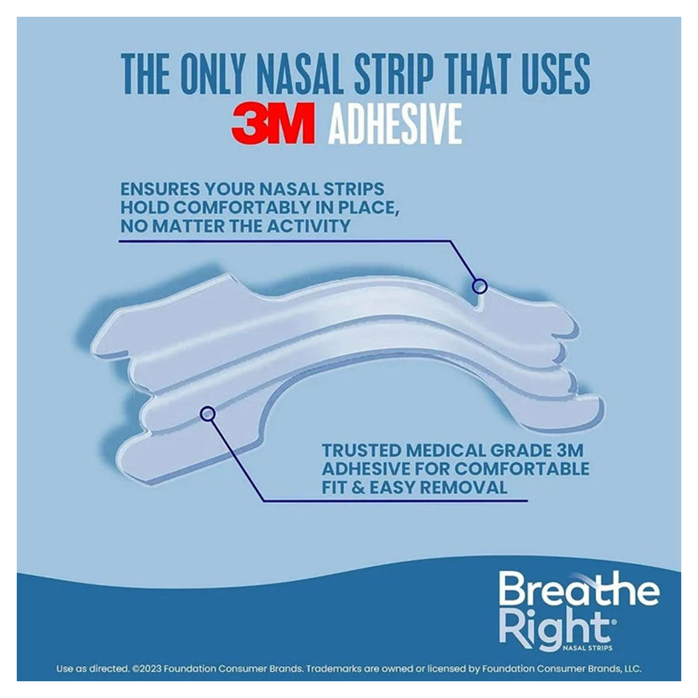 Breathe Right Clear Nasal Strips For Congestion Relief, Small And Medium, 30 Ea