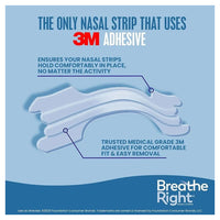 Breathe Right Clear Nasal Strips For Congestion Relief, Small And Medium, 30 Ea