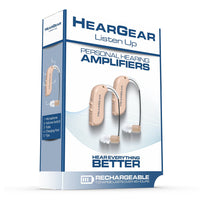 Hear Gear Listen Up Sound Personal Amplifiers Rechargeable, 1 Pair