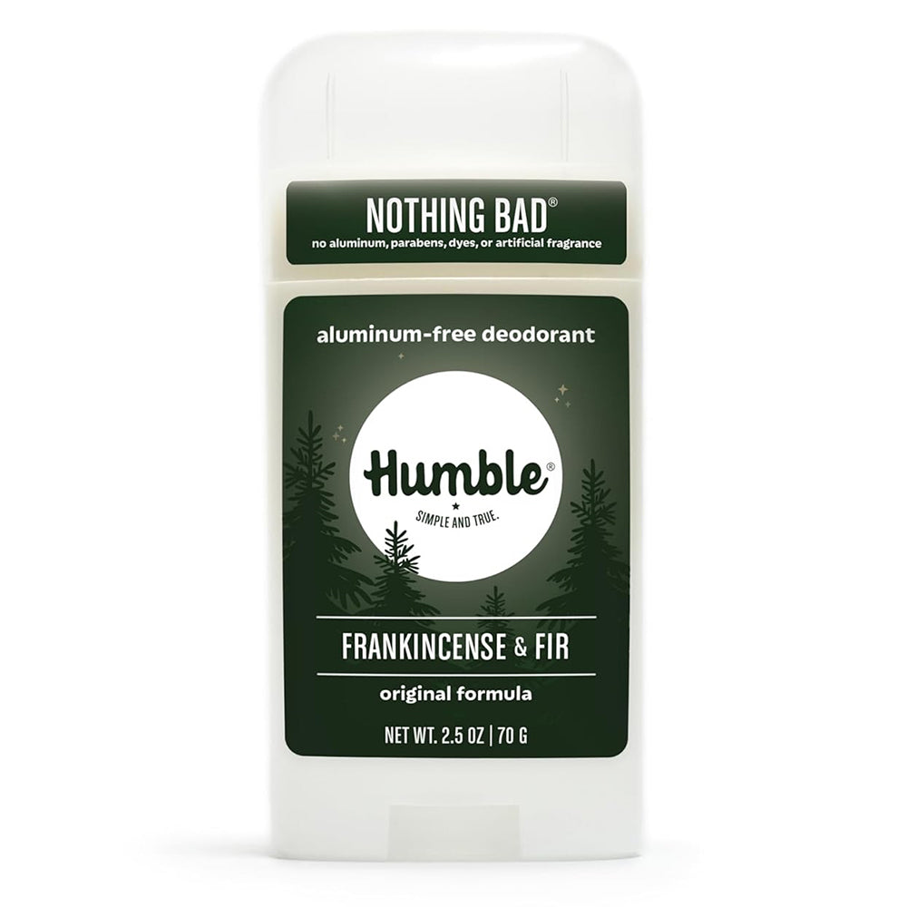 Humble Brands Deodorant Original Formula Frankincense and Fir Aluminum Free Stick 2.5Oz (70g)