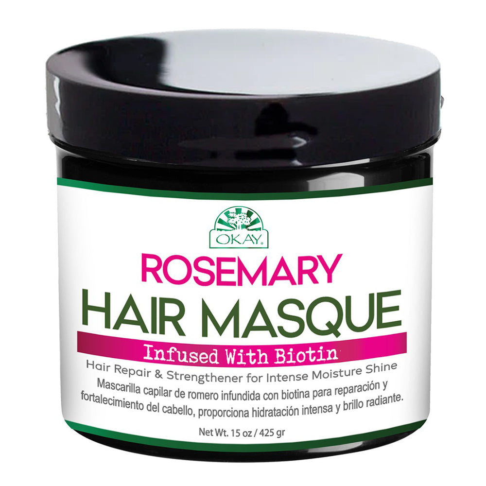Okay Rosemary Hair Masque for All Hair Types 15Oz (444ml)
