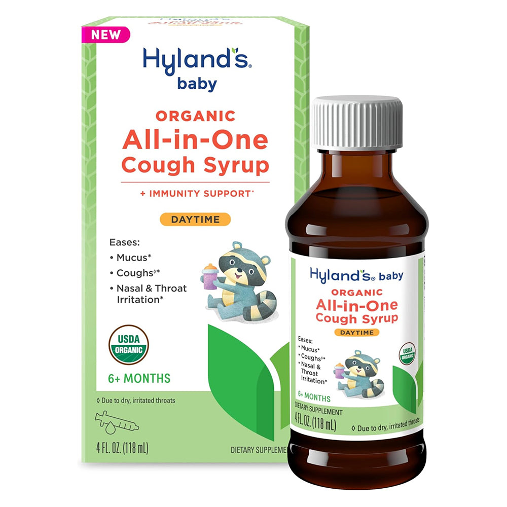 Hylands Baby Organic All in One Cough Syrup Daytime 4Oz (118ml)