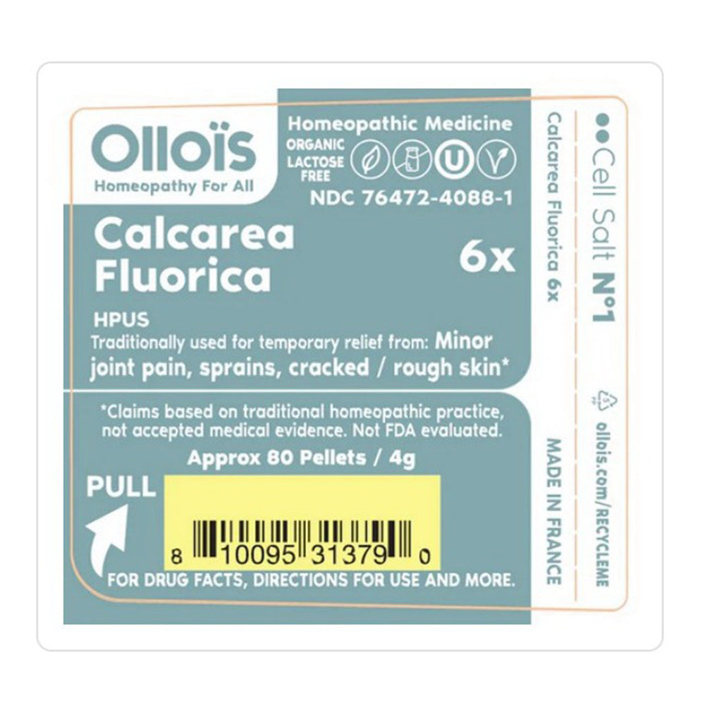 Ollois Calcarea Fluorica 6X Cell Salts 80Pellets