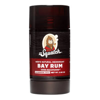 Doctor Squatch Natural Deodorant For Men, Bay Rum, 2.6 Oz