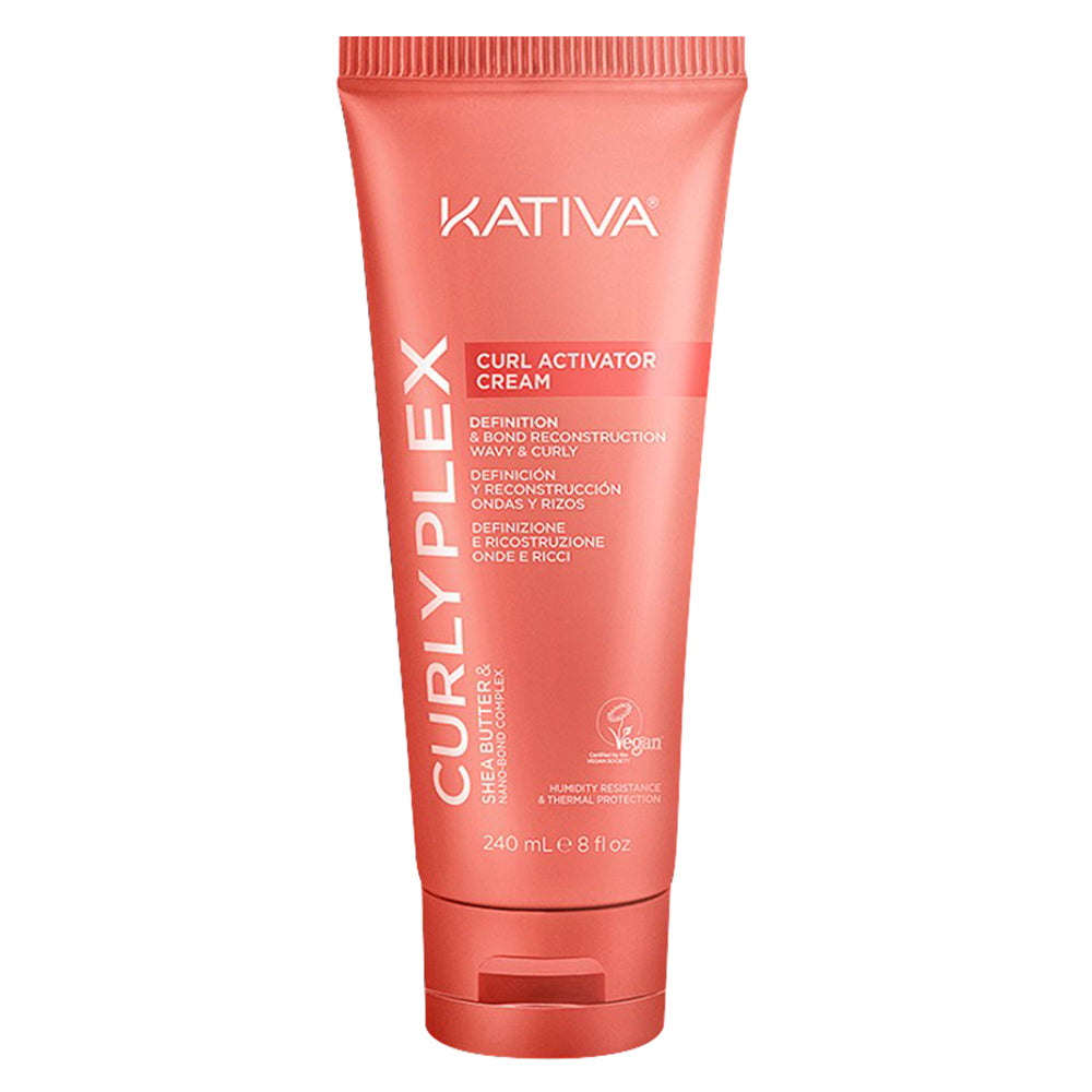 Kativa Curly Plex Curl Activator Strong Cream 8Oz (240ml)