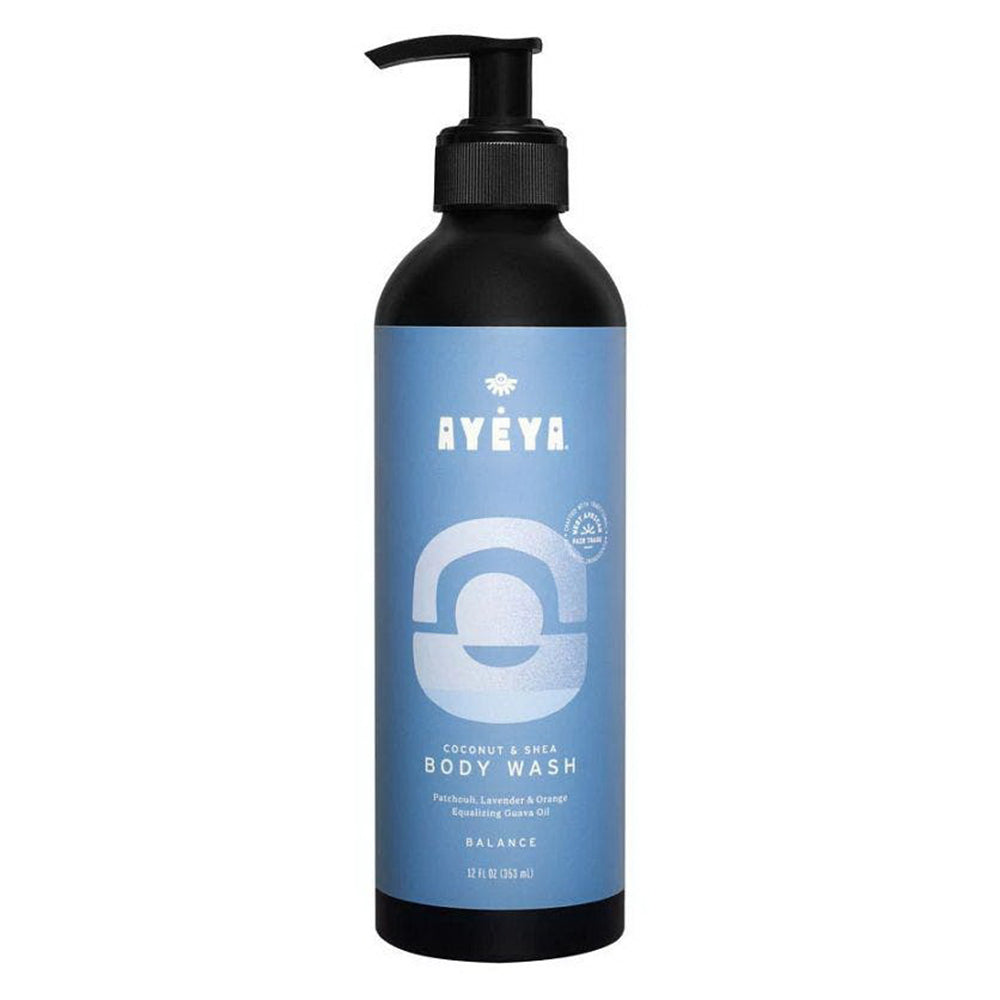Ayeya Balance Moisturizing Body Wash Nourishing Lathers Richly and Rinses Clean Leaving Skin Soft 12Oz (353ml)