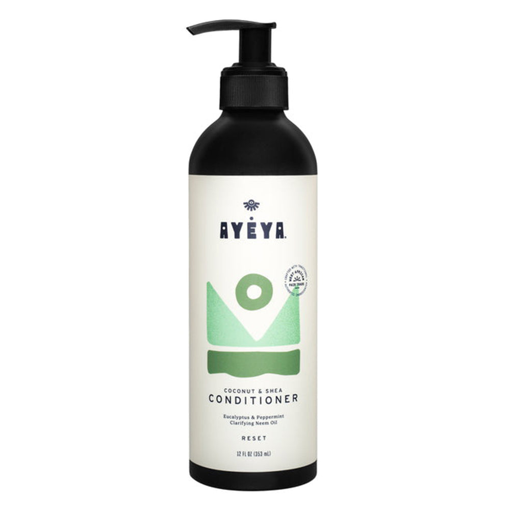 Ayeya Conditioner Coconut and Shea Lightweight Deeply Moisturizing Conditioner Softens and Soothes Scalp 12Oz (353ml)