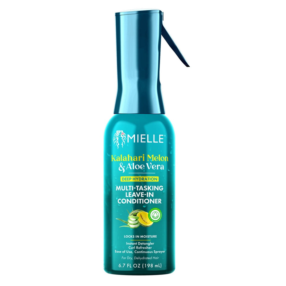 Mielle Kalahari Melon and Aloe Vera Deep Hydration Multi Tasking Leave In Hair Conditioner 6.7Oz (198ml)