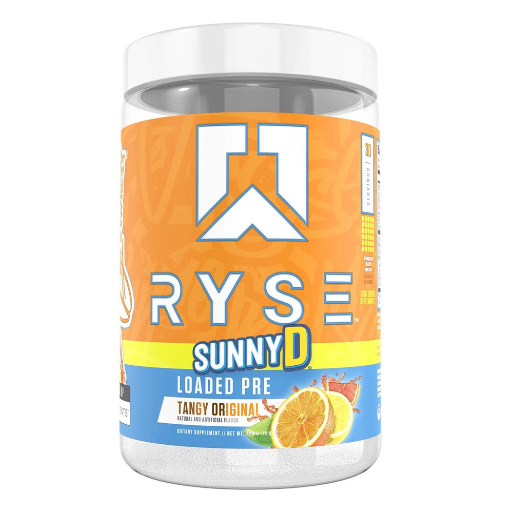 RYSE Loaded Pre Workout Sunny D Tangy Original 14.8Oz (420g)