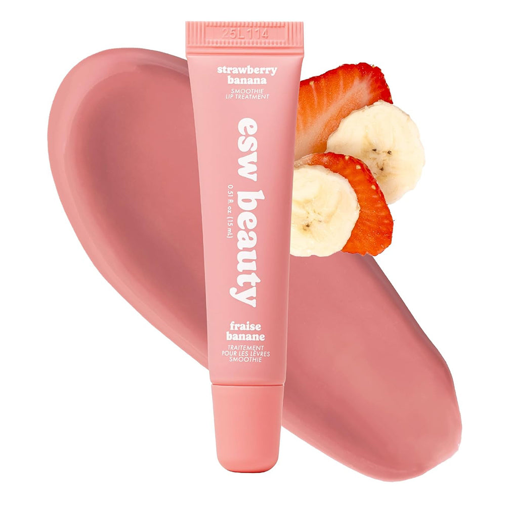 Esw Beauty Strawberry Banana Smoothie Lip Treatment for Intense Hydration and Dryness Prevention 1Ea