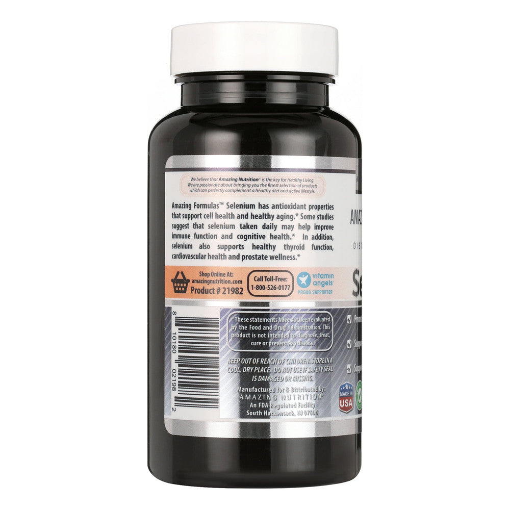 Amazing Nutrition Amazing Formulas Selenium 200 Mcg Supplement, 240 Ea