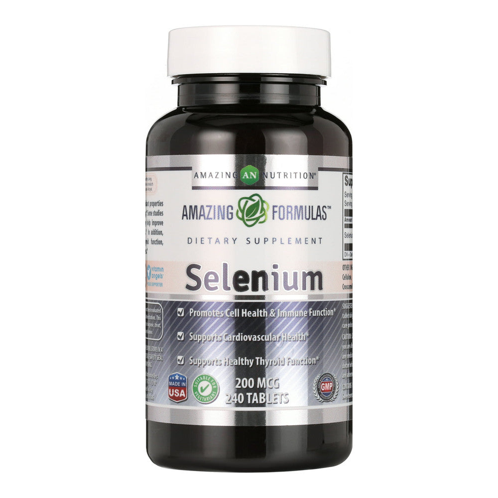 Amazing Nutrition Amazing Formulas Selenium 200 Mcg Supplement, 240 Ea