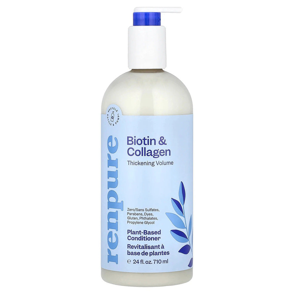 Renpure Plant Based Hair Conditioner Biotin and Collagen 24Oz (710ml)