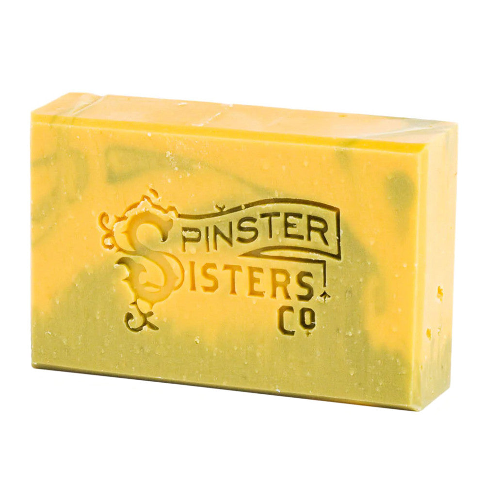 Spinster Sisters Natural Lemongrass Sage Soap Bar, 4.5 Oz