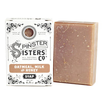 Spinster Sisters Oatmeal, Milk and Honey Soap Bar, 4.5 Oz