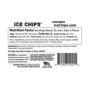 Ice Chips Hand Crafted Candy, Tin Cinnamon, 1.76 Oz