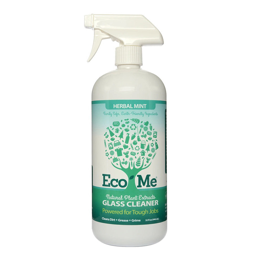 Eco Me Glass Cleaner, Herbal Mint, 32 Oz