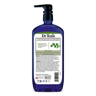 Dr. Teals Relax And Relief Ultra Moisturizing Body Wash With Eucalyptus Spearmint - 24 Oz