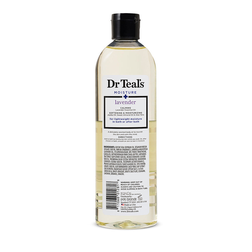 Dr Teals Pure Epsom Salt Soothe and Sleep Body Oil with Lavender, 8.8 Oz