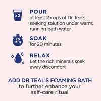 Dr. Teals Restore And Replenish Pink Himalayan Mineral Soak Pure Epsom Salt, 3 Lb