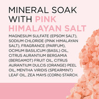 Dr. Teals Restore And Replenish Pink Himalayan Mineral Soak Pure Epsom Salt, 3 Lb