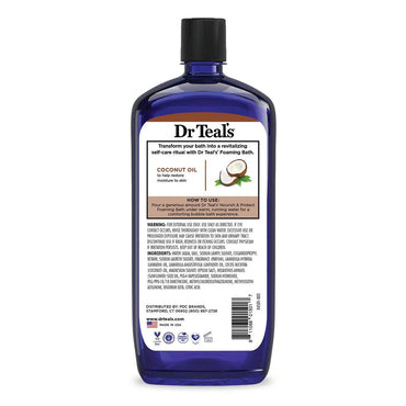 Dr Teal's Nourish & Protect Foaming Bubble Bath with Pure Epsom Salt and Coconut Oil, 34 Oz