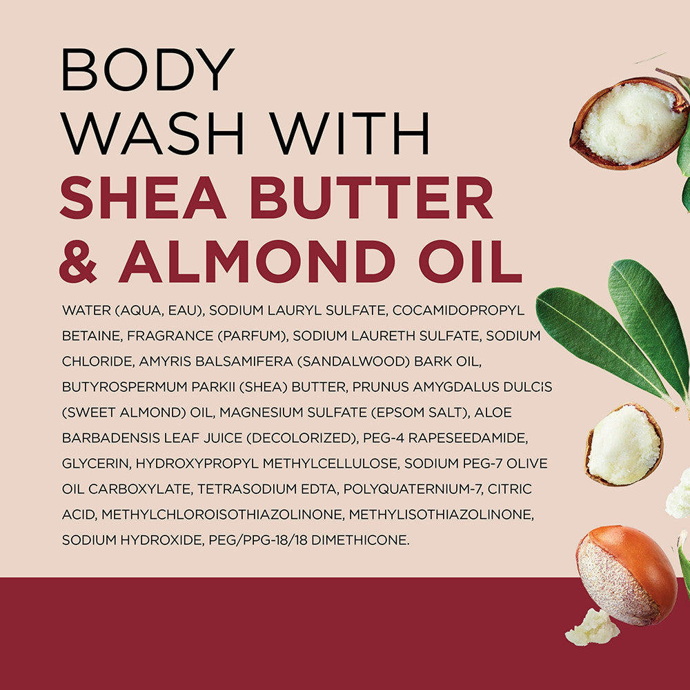 Dr Teals Body Wash with Pure Epsom Salt, Shea Butter and Almond Oil, 24 Oz