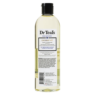 Dr Teals Moisturizing Bath And Body Oil, Nourishing Coconut Oil, 8.8 Oz