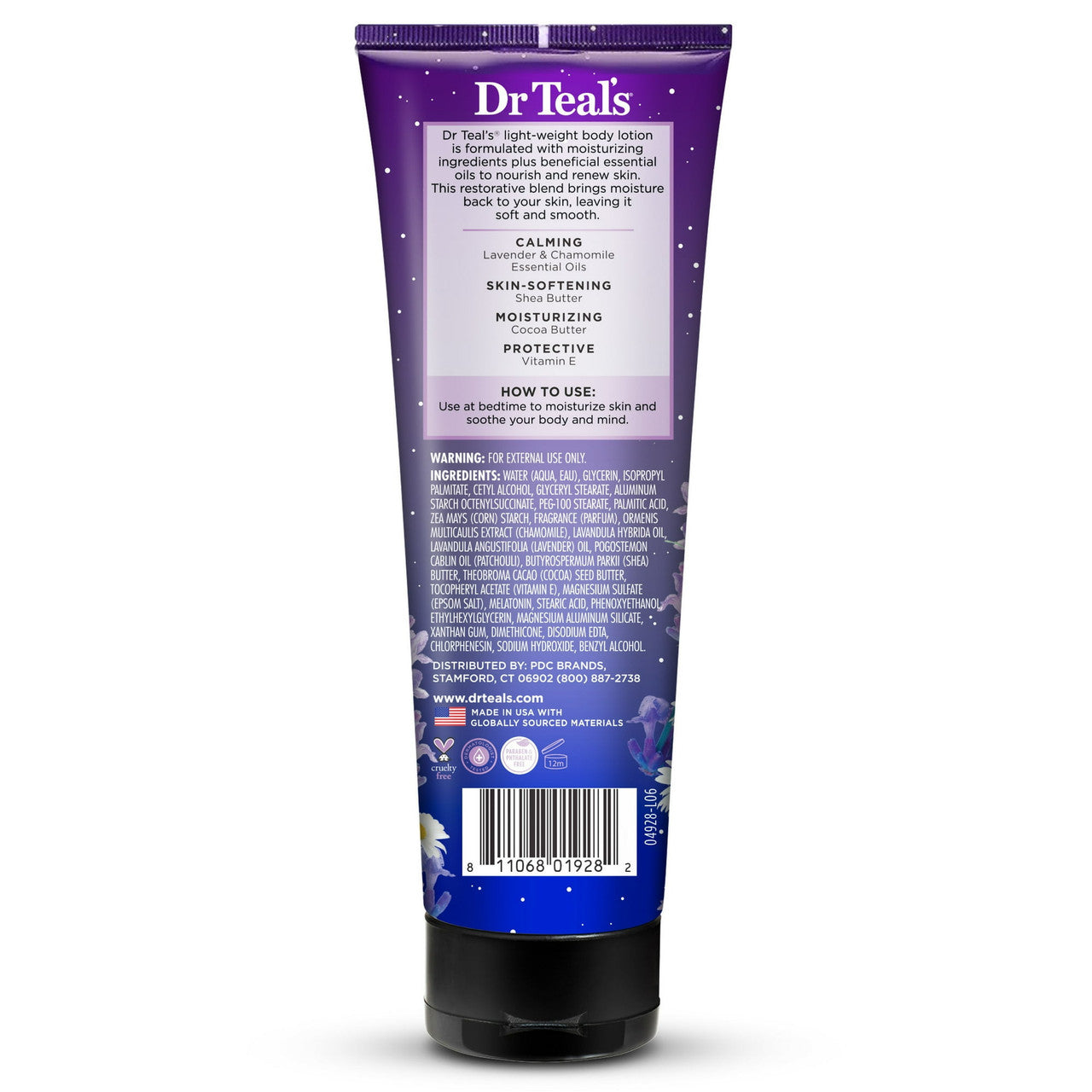 Dr Teals Melatonin Sleep Body Lotion, 8 Oz
