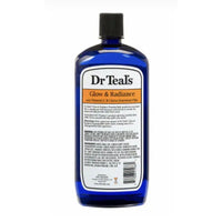 Dr Teals Foaming Bath Glow and Radiance with Pure Epsom Salt and Vitamin C, 34 Oz