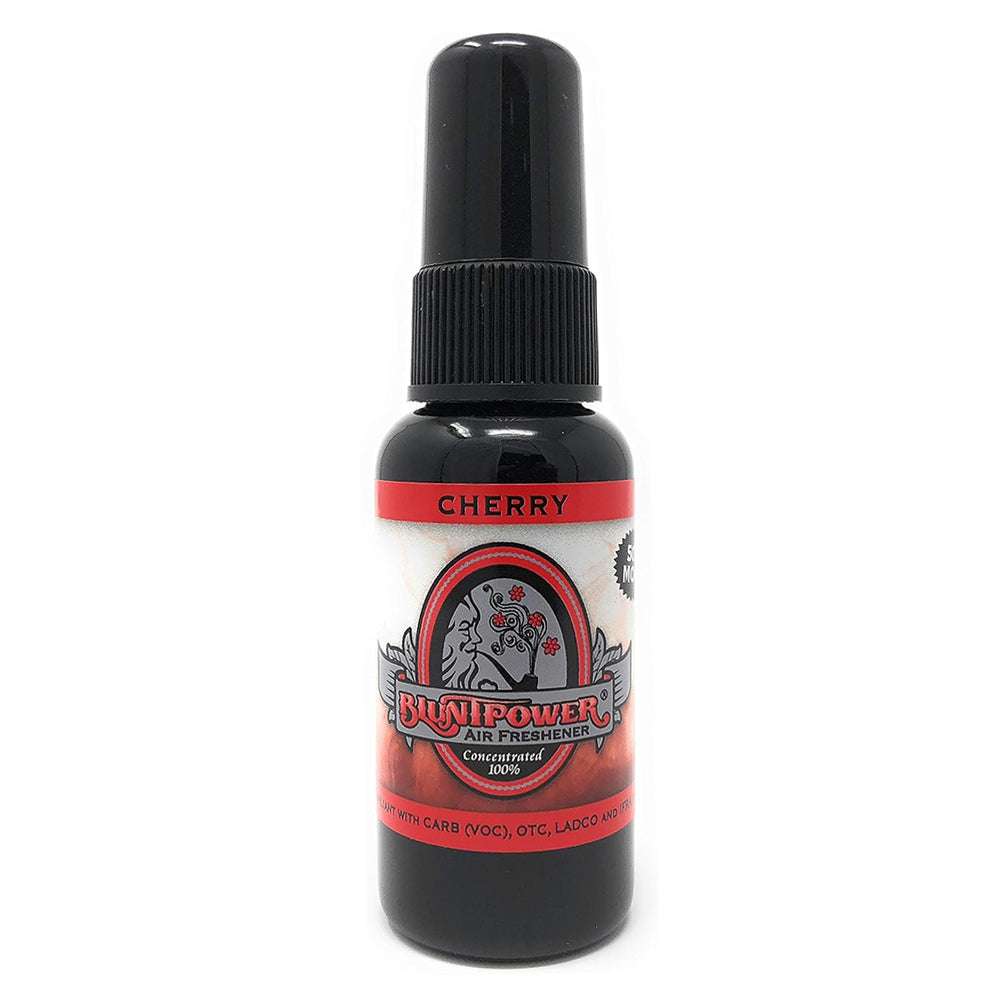 BluntPower Air Freshener Room and Car Spray Sweet Refreshing Cherry 1.5Oz (44.4ml)