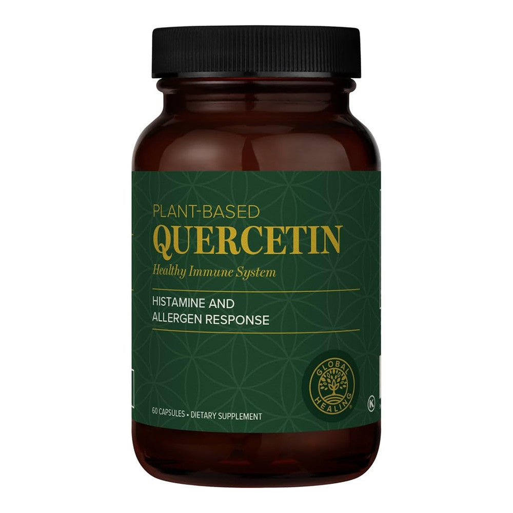 Global Healing Quercetin 250 Mg Supplement Support Immune System Function, 60 Ea