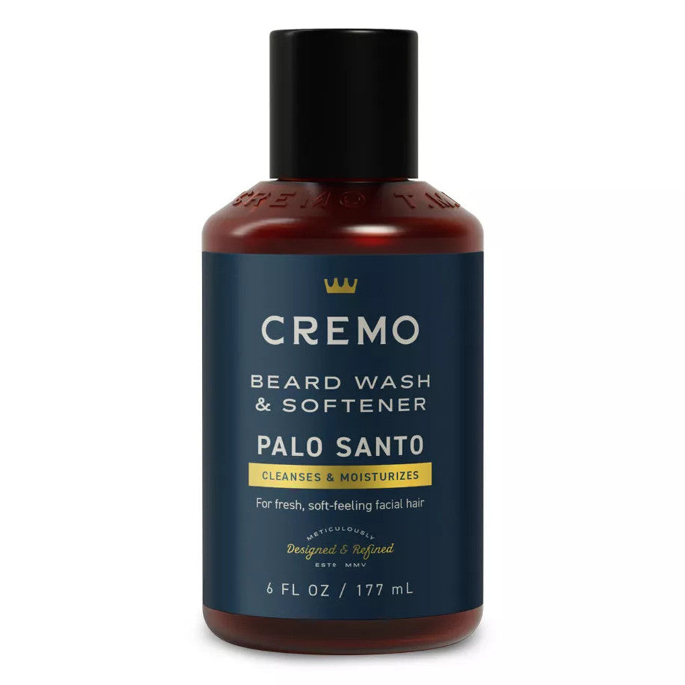 Cremo Palo Santo 2 in 1 Beard Wash and Softener, 6 Oz
