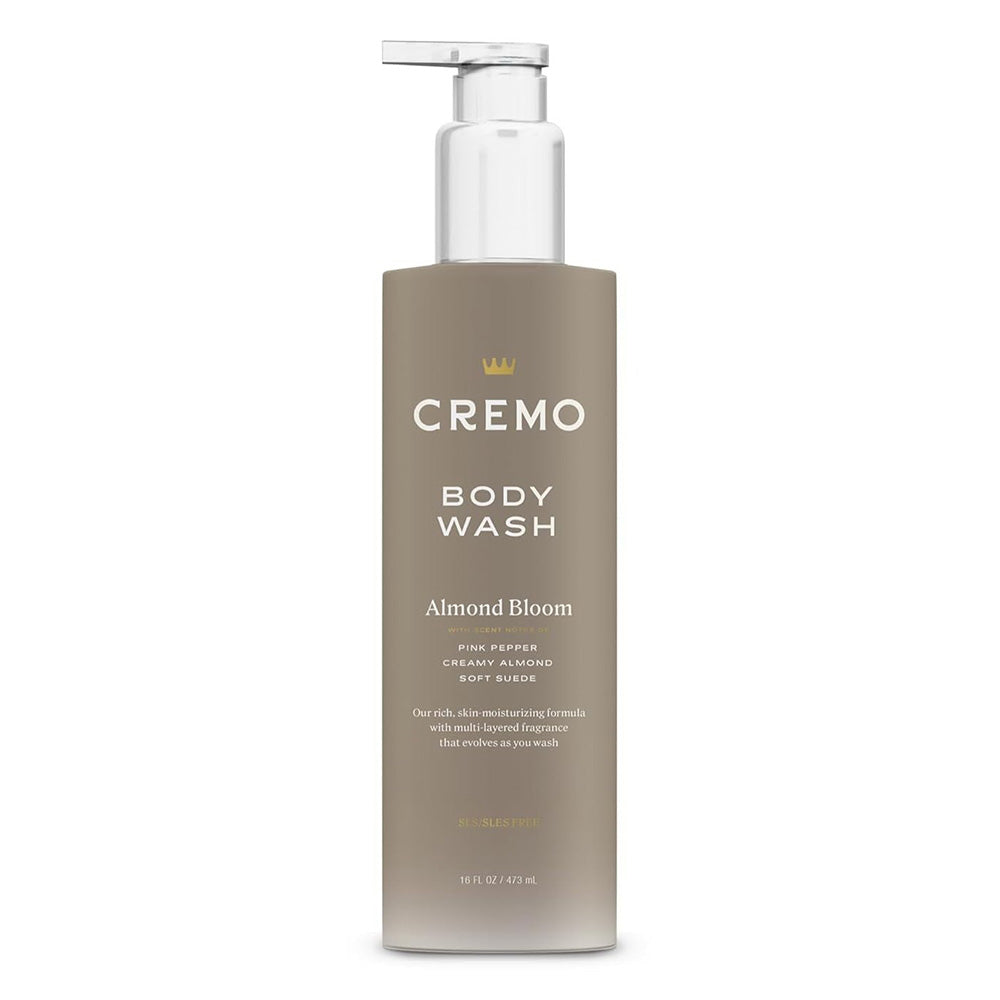 Cremo Moisturizes Skin Sweet Scent Body Wash Almond 16Oz (473ml)