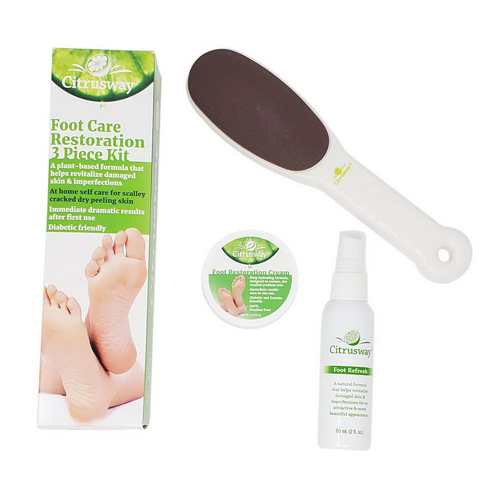 Citrusway Foot Care Restoration Kit, 3 Ea