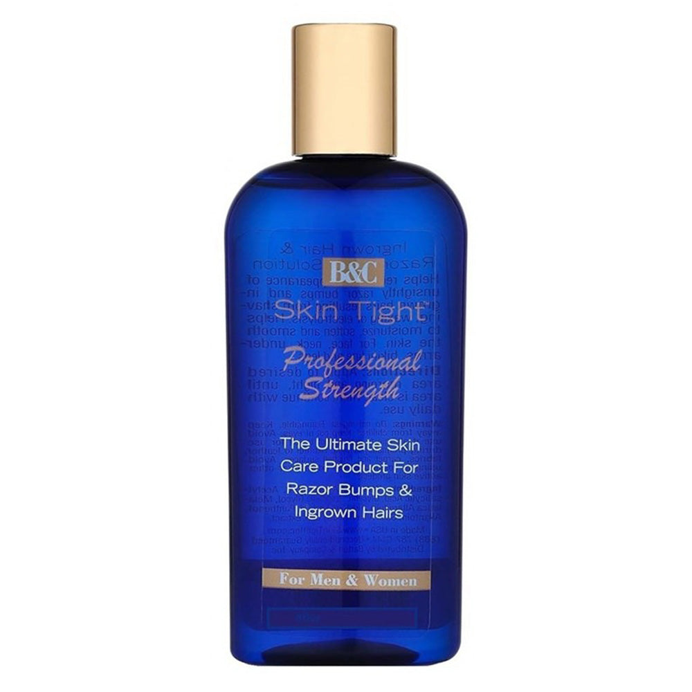 B&C Skin Tight Professional Strength Ingrown Hairs and Bumps for Men and Women 8Oz (236ml)