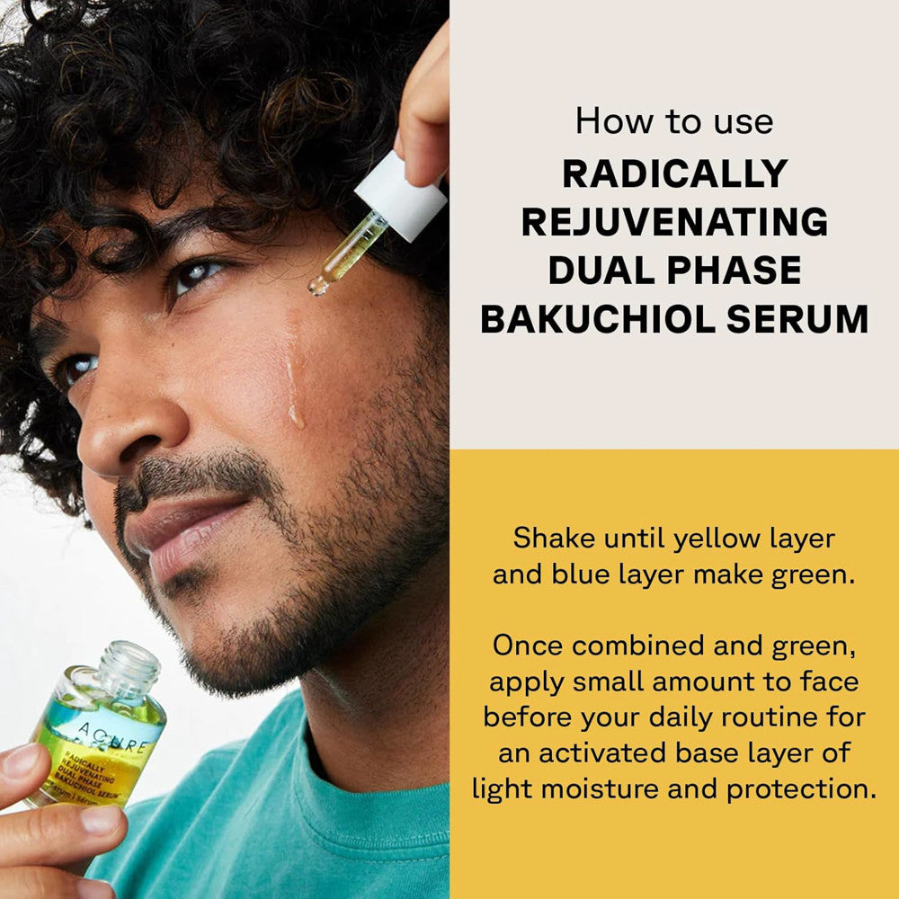 Acure Radically Rejuvenating Dual Phase Bakuchiol Serum, 0.67 Oz