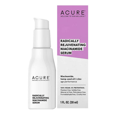 Acure Radically Rejuvenating Niacinamide Facial Serum, 1 Oz
