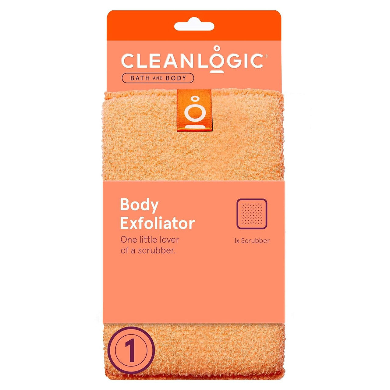 Clean Logic Bath & Body Exfoliating Body Mitt, Assorted, 1 Ea