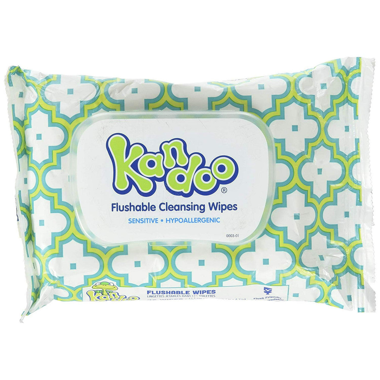 Pampers Kandoo Flushable Toddler Wipes, Sensitive Refill - 42 Ea