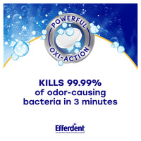 Efferdent PM Overnight Anti-Bacterial Denture Cleanser Tablets - 90 ea