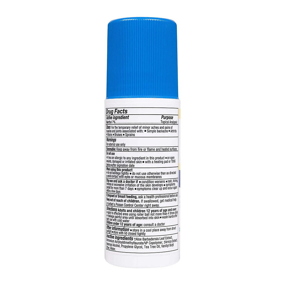 Zims Max Freeze Pro Formula Longer Lasting Pain Relief Cooling Roll On, 3 Oz