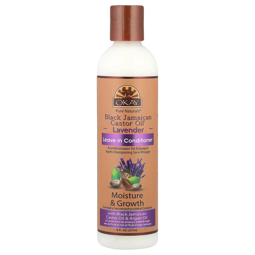 Okay Leave In Conditioner Castor Oil with Lavender 8Oz (237ml)