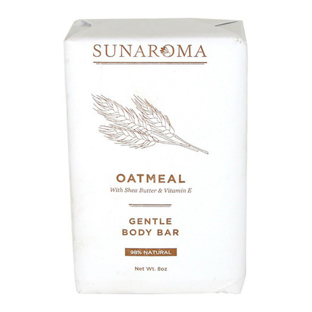 Sunaroma Soap Bar Oatmeal With Shea Butter and Vitamin E 8Oz