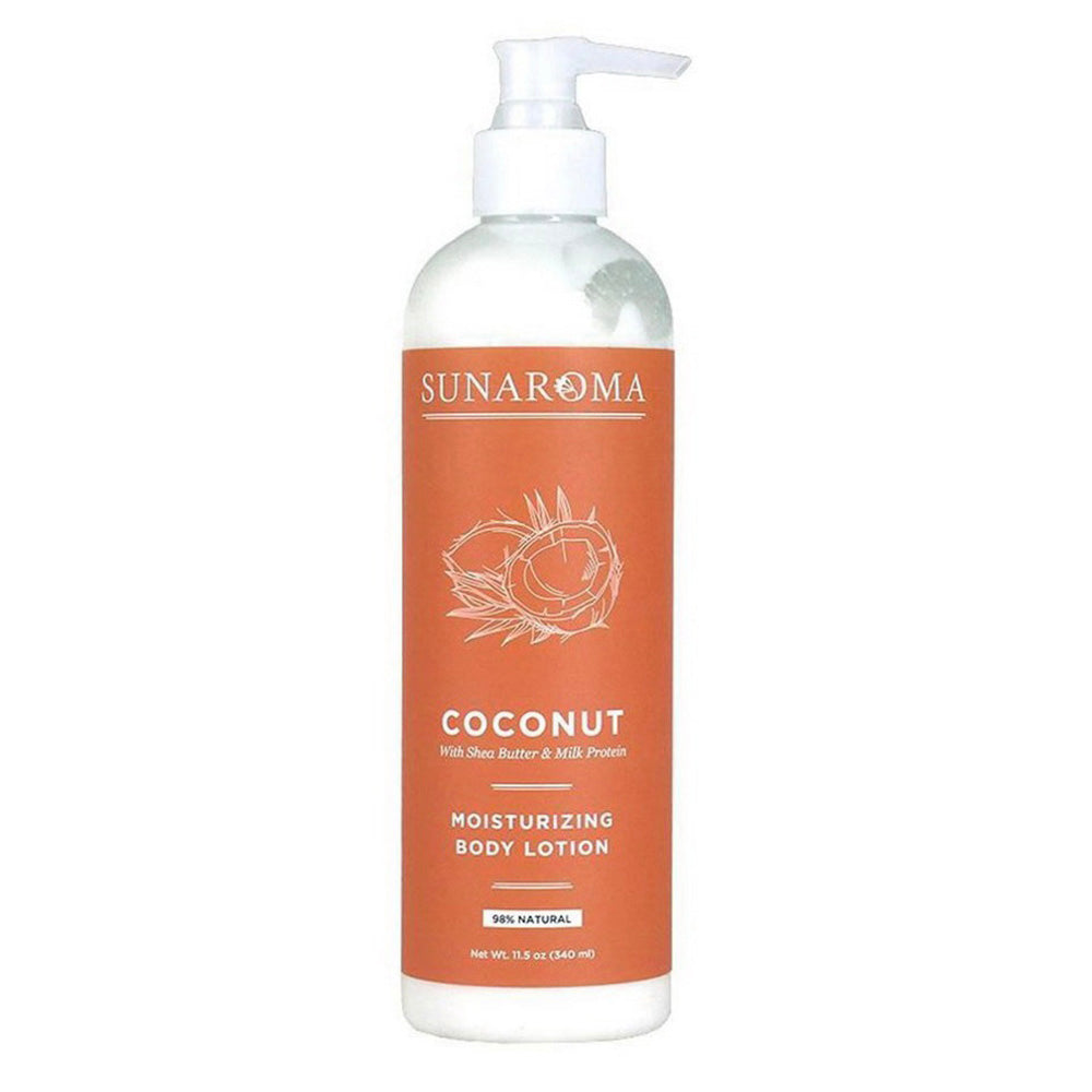 Sunaroma Coconut with Shea Butter and Milk Protein Moisturizing Body Lotion 11.5Oz (340ml)