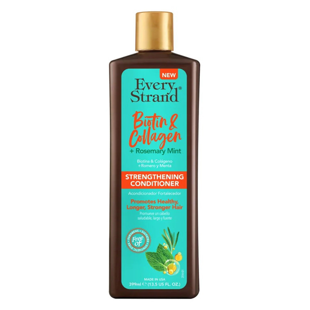 Every Strand Biotin Collagen and Rosemary Mint Hair Strengthening Conditioner 13.5Oz (399ml)