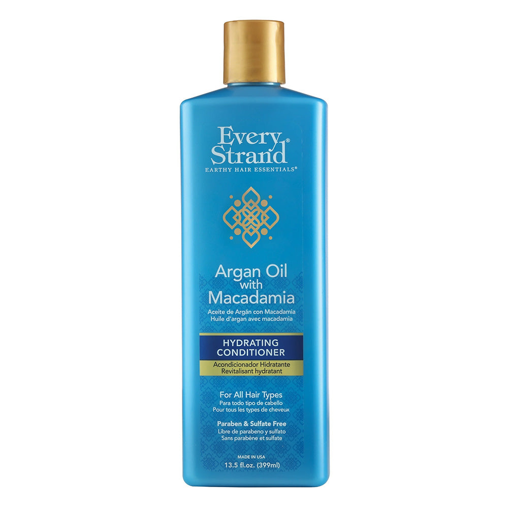 Every Strand Argan Oil with Macadamia Hydrating Hair Shampoo 13.5Oz (399ml)