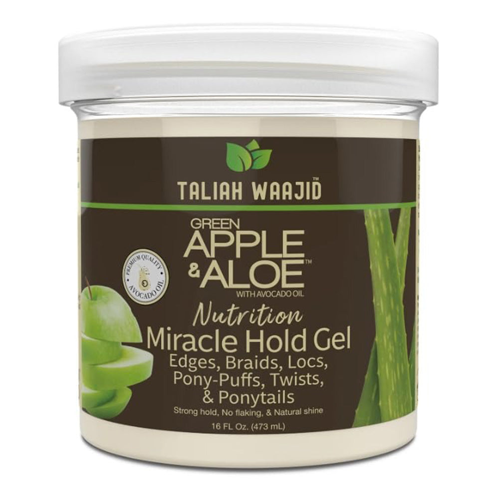 Taliah Waajid Green Apple and Aloe Nutrition Miracle Hold Gel 16Oz (473ml)