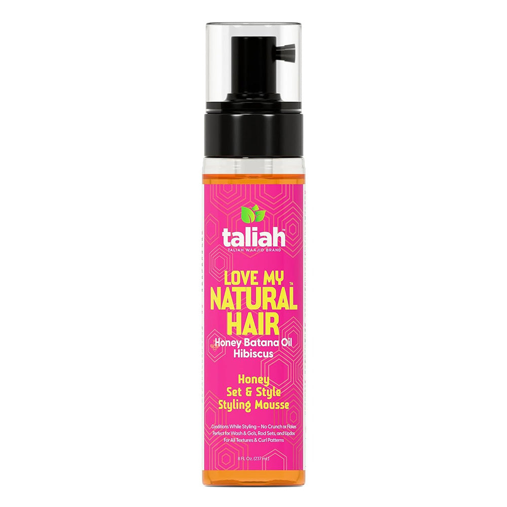 Taliah Waajid Love My Natural Honey Volumizing Lightweight Hair Styling Mousse 8Oz (237ml)