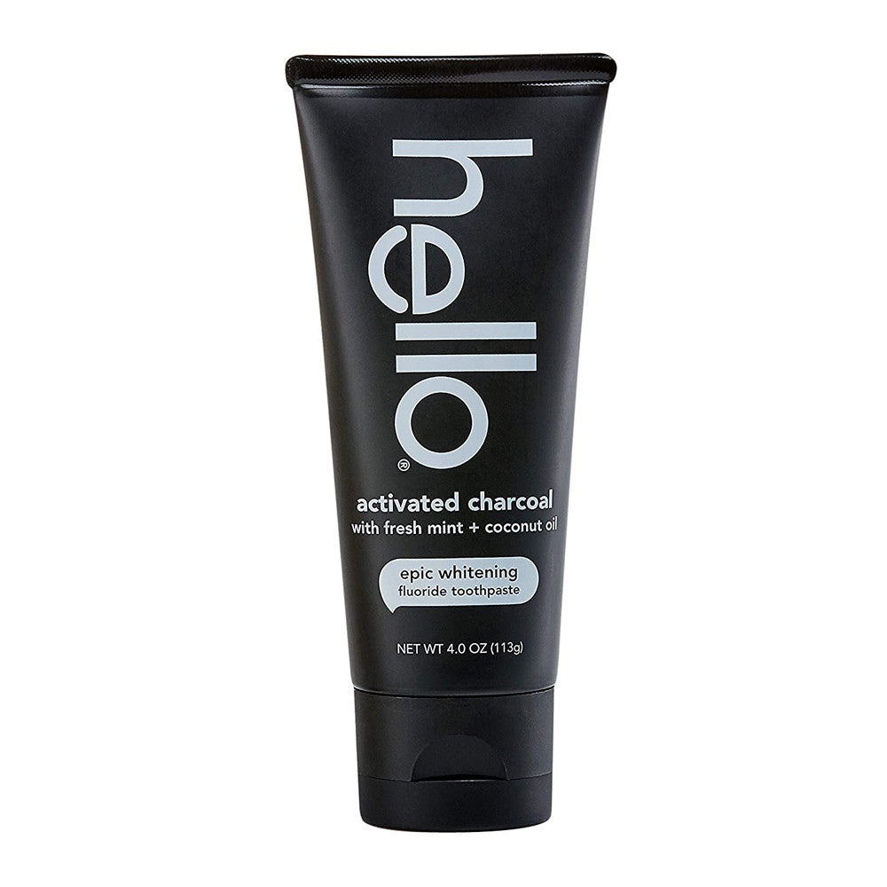 Hello Activated Charcoal Epic Whitening Fluoride Toothpaste, 4 Oz